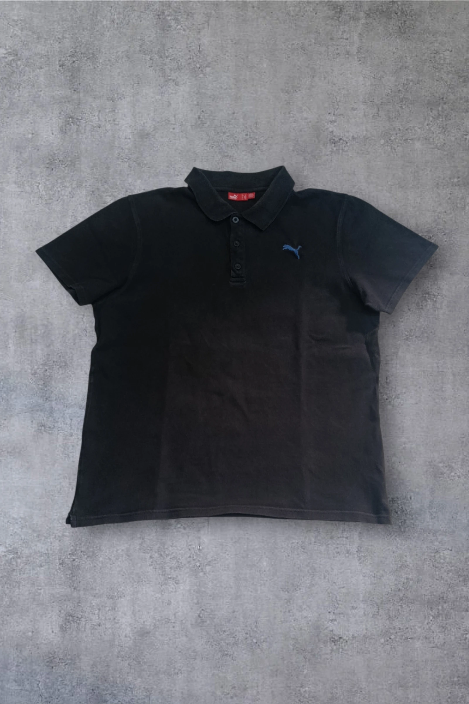 | Polo Puma Hombre | Color Negro | Camisa Piqué | Casual Logo Bordado | Talla L |